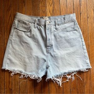 Madewell The Mom Jean Short - 32